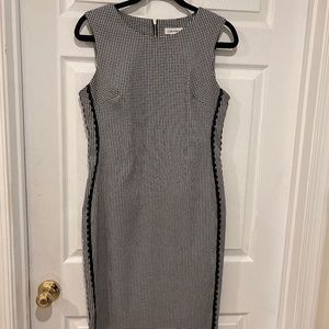 Calvin Klein Black and White Dress